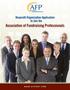 Nonprofit Organization Application to Join the. Association of Fundraising Professionals