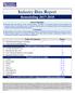 Industry Data Report