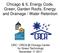 Chicago & IL Energy Code, Green, Garden Roofs, Energy and Drainage / Water Retention