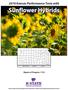 2016 Kansas Performance Tests with. Sunflower Hybrids. summer fallow dryland irrigated. Report of Progress 1133