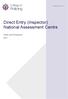 Direct Entry (Inspector) National Assessment Centre. Rules and Procedures 2017
