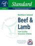 Standard. Northern Ireland Beef & Lamb Farm Quality Assurance Scheme