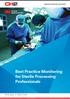 Best Practice Monitoring for Sterile Processing Professionals