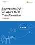 Leveraging SAP on Azure for IT Transformation