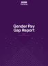 Gender Pay Gap Report. Published March 2018