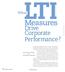 LTI. Measures. Drive Corporate Performance? What. (Long-Term Incentives)