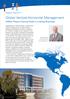 Global Vertical-Horizontal Management