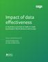 Impact of data effectiveness