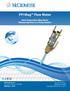 FPI Mag Flow Meter. Next Generation Mag Meter Measuring Flow in a Pump Station. McCrometer, Inc.  (800)