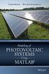 MODELING OF PHOTOVOLTAIC SYSTEMS USING MATLAB