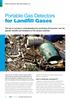Portable Gas Detectors for Landfill Gases