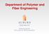 Department of Polymer and Fiber Engineering
