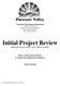 Initial Project Review PROCEDURAL GUIDE AND APPLICATION