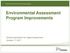 Environmental Assessment Program Improvements