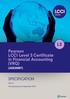 Pearson LCCI Level 3 Certificate in Financial Accounting (VRQ)
