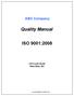 Quality Manual ISO 9001:2008