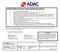SPECIFIC CRITERIA FOR THE ADAC TRADING PARTNER LABEL TEMPLATE: