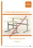 Linak Electric Height Adjustable Table Frames
