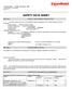 SAFETY DATA SHEET PRODUCT AND COMPANY IDENTIFICATION