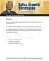 Sales Growth Strategies By Brian Tracy
