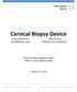 Cervical Biopsy Device