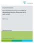 Rural Development Programme (RDP) of Mecklenburg-Western Pomerania (M-V) 2007 to 2013