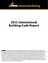 2015 International Building Code Report