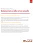 Employer application guide