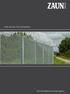 High Security Fencing Systems