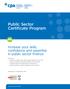 Public Sector Certificate Program