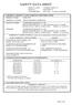 SAFETY DATA SHEET 1. CHEMICAL PRODUCT AND COMPANY IDENTIFICATION PRODUCT NAME : EME-G770