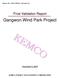 Gangwon Wind Park Project