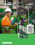 Altivar AC Drives Advanced energy management and performance in motor control. schneider-electric.ca