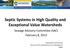 Septic Systems in High Quality and Exceptional Value Watersheds