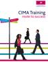 CIMA Training. route to success
