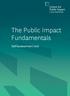 The Public Impact Fundamentals. Self-assessment tool