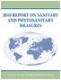 2010 REPORT ON SANITARY AND PHYTOSANITARY MEASURES