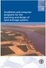 Guidelines and computer programs for the planning and design of land drainage systems