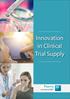 Innovation in Clinical Trial Supply