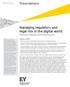 Managing regulatory and legal risk in the digital world