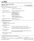 Material Safety Data Sheet Version 1.0 MSDS Number Revision Date 05/07/2013 Print Date 05/19/2013
