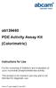 ab PDE Activity Assay Kit (Colorimetric)