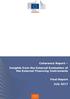 Coherence Report Insights from the External Evaluation of the External Financing Instruments Final Report July 2017