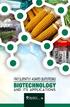 [ 2 ] [ 3 ] WHAT IS BIOTECHNOLOGY? HOW IS BIOTECHNOLOGY DIFFERENT FROM THE TRADITIONAL WAY OF IMPROVING CROPS?