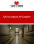 OSHA Indoor Air Quality
