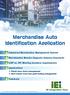 Merchandise Auto Identification Application