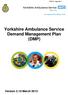 ITEM 10 Appendix 9. Yorkshire Ambulance Service Demand Management Plan (DMP)
