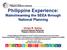 Philippine Experience: Mainstreaming the SEEA through National Planning