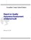 Report on Quality AssuranceAssessment