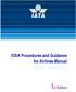IOSA Procedures and Guidance for Airlines Manual. Effective 1 September Ist Edition